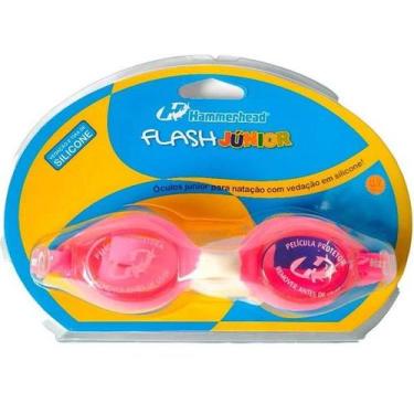 Imagem de Oculos Nataçao Hammerhead Infantil Silicone Proteçao Solar FLASH JR, R