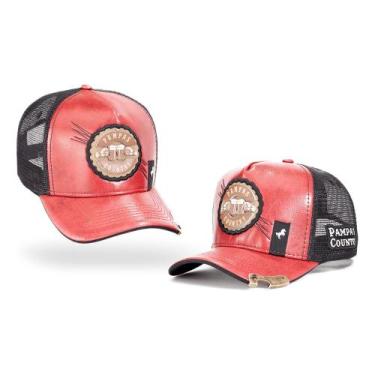 Imagem de Boné de Couro Com Abridor de Garrafas e Latinhas Original Pampas Count