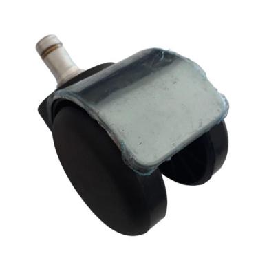 Imagem de Rodizio Para Cadeira De Escritório Cromado De Nylon S90 A - Movifacil