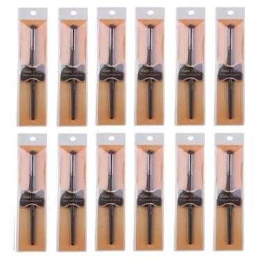 Imagem de Kit 12 Pincel Côncavo para Esfumar Sombras Hello Mini