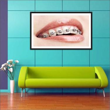 Imagem de Quadro Decorativo Consultórios Odontologia Dentista Dentes Sorriso Est