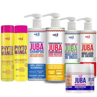 Imagem de Kit Widi Care 5 Itens Juba + Shampoo e Condicionador Phyto