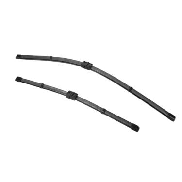 Imagem de X AUTOHAUX 1 par de lâminas de limpador de para-brisas dianteiras 61.0 cm + 43.2 cm para BMW Série 3 E92 E93 2006-2009 Limpador de para-brisas OE Substituição All-Seasons Side-Lock, sem gancho J/U