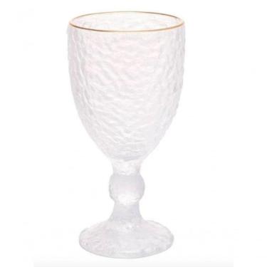 Imagem de Taça De água Cristal Com Fio De Ouro 320 Ml - Lyor