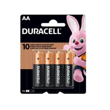 Imagem de Pilha Alcalina AA Duracell 4 Unidades - MN1500B4