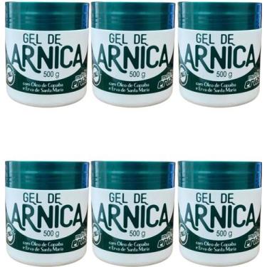 Imagem de GEL DE ARNICA OLEO DE COPAIBA MULTI ERVAS 500gr DEMAZON  KIT 6 UND