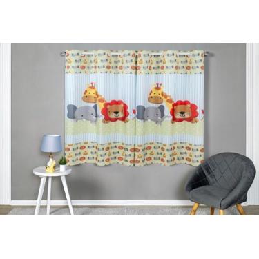 Imagem de Cortina Estampas Quarto Meninos Infantil  2m x 1,5m - Harumi Enxovais,