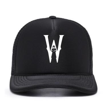 Imagem de Boné Série Wandinha Addams Lançamento Infantil Teens Meninos E Meninas