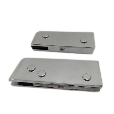 Imagem de Dobradiça superior + inferior para porta pivotante de vidro temperado 