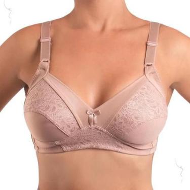 Imagem de Sutiã Reforçado Sem Bojo E Sem Aro Princesa Catarina Ref 08 - BEGE - C