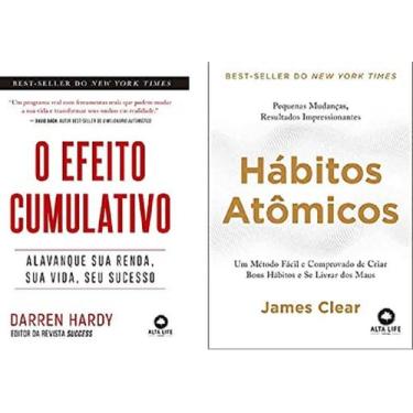 Imagem de kit 2 LIVROS O efeito cumulativo + Hábitos Atômicos
