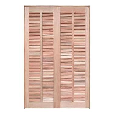 Imagem de Porta Balcão Abrir Veneziana Eucalipto 2,10x1,40 Cx17