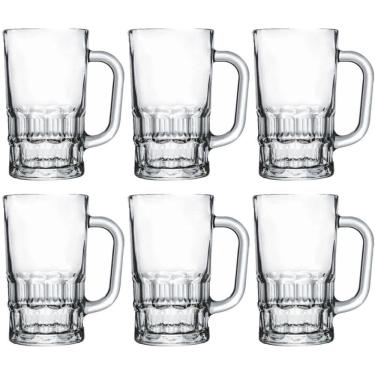 Imagem de Jogo Caneca de Chopp Bruges Vidro 360ml 6 Unidades