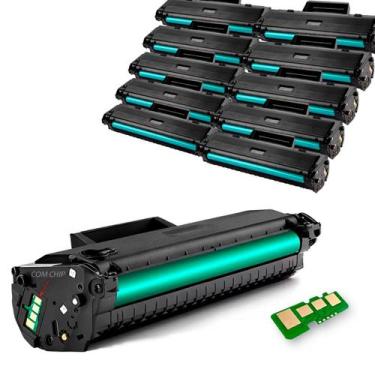 Imagem de 10x Toner Compatível Com W1105a 105a M107a M135w M107w 136a Com Chip -