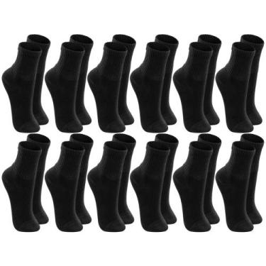 Imagem de Kit Com 12 Pares De Meias Cano Médio Infantil Lupo Original Para Menin