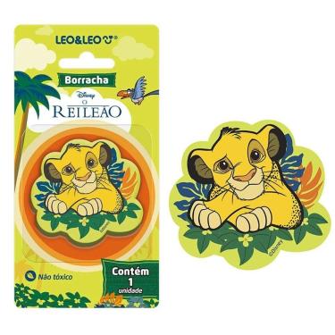 Imagem de Borracha Decorada Rei Leao Blister Com 1 Unidade - Leo&leo
