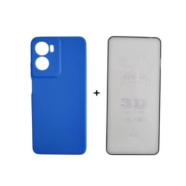 Imagem de Capa Capinha Case Aveludada + Película 3D Vidro Para Motorola Moto G05