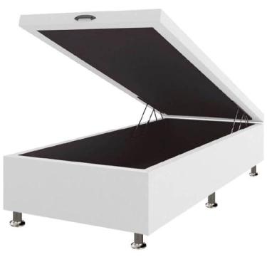 Imagem de Base Box Baú Solteirão material sintético 40x108x188 Framar Cor Branco