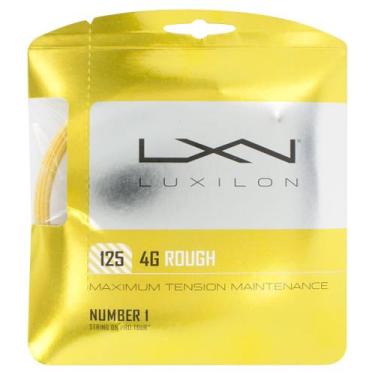 Imagem de Corda Luxilon 4G Rough 16L 1.25mm 12.2m Amarela - Set Individual