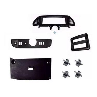 Imagem de Kit Moldura Painel Instrumentos Rádio Ford F1000 F4000 93/99 - Claupla