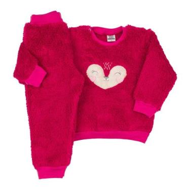 Imagem de Conjunto Teddy Dupla Face Peluciado Quentinho Inverno Casaco - Fofotin
