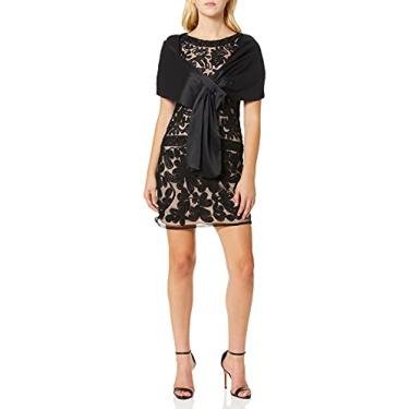 Imagem de Calvin Klein Xale feminino para noite com fecho de puxar, Preto, P