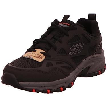 Imagem de Skechers Hillcrest Tênis masculino impermeável para caminhada, Preto/Carvão, 42