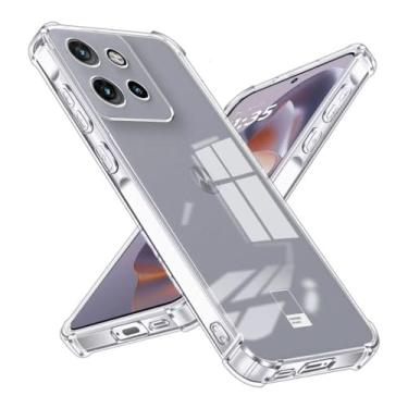 Imagem de Capa Capinha Anti Impacto Transparente Para Moto Edge 50 Neo Tela de 6.4 Polegadas - (Hard Glass Store)