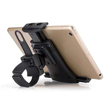 Imagem de Novo suporte para smartphone para tablet para bicicleta interna, carro, carrinho de bebê, carrinho de golfe, carrinho de compras, acampamento, mesa, academia, bicicleta de exercícios, elíptico - qualquer guidão normal guidão BHD050