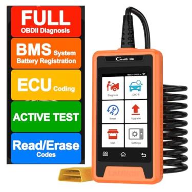 Imagem de Launch Ferramenta de scanner de diagnóstico BMW, scanner multisistema OBD2 aprimorado BMW 2024, leitor de código de falha automático com controle bidirecional e registro de bateria para todos os BMW