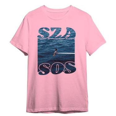Imagem de Camiseta Basica Sza Album Sos I'm The One Unissex Musica - Abstract Ge