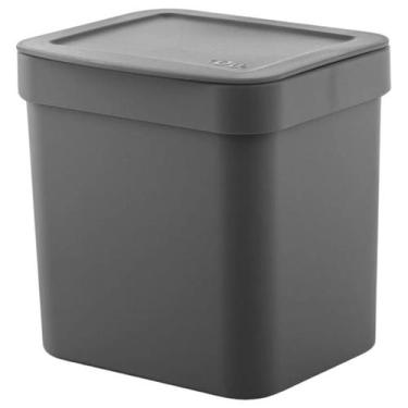 Imagem de Lixeira 2,5 Litros Banheiro Pia Cozinha Escritório Lavabo Esconde Saco