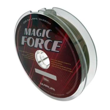 Imagem de Linha Monofilamento Magic Force 100mts Marrom - Maruri 0,21mm