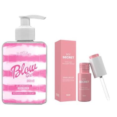 Imagem de Creme Hidratante Blow Girl Virilha Gel Intimo My Secret Kit - Hot Flow