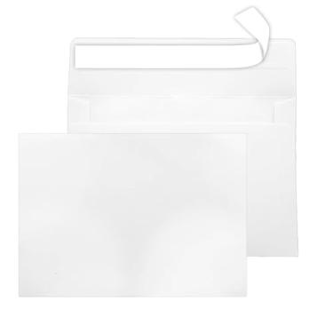 Imagem de Envelopes A4, 100 pacotes de envelopes 10 x 15 cm para papel branco, cartões comemorativos, correspondências, envelopes de convite para impressão, casamento, festa, fotos, cartões postais, tamanho