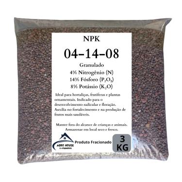 Imagem de Heringer Fertilizante NPK 04.14.08 Pacote 3kg