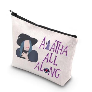 Imagem de WCGXKO Agatha All Along Agatha Harkness Inspirada em Bolsa de cosméticos para melhor amiga mãe irmã, Agatha All Along