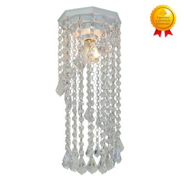 Imagem de Luminária de Teto Spiral Decoração Cozinha Lustre Para Quarto Decorar Lavabo Hall Sala de Estar 17x40cm