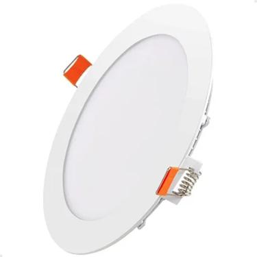 Imagem de Plafon Painel LED Redondo Embutir 17cm 12W 6500k Lorben