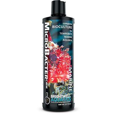 Imagem de Brightwell Aquatics MicroBacter CWM – Biocultura de bactérias para aquários marinhos de água fria temperada, estabelece filtragem biológica, 20 litros