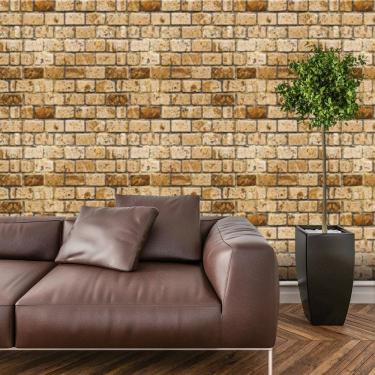 Imagem de Papel de Parede Adesivo Tijolo Lavável Sala Quarto Cozinha 3 metros