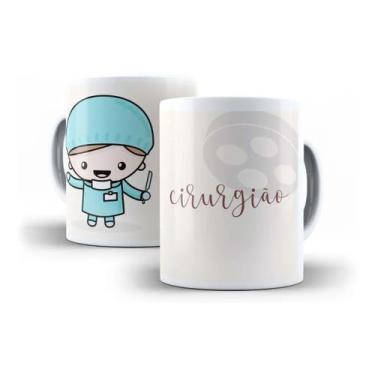 Imagem de Caneca Porcelana Médico Cirurgião Profissão Coleção Cute Presente - Vi