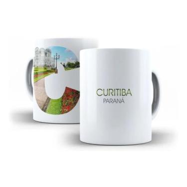 Imagem de Caneca Porcelana Curitiba 01 Cidades Turísticas - Villa Caneca