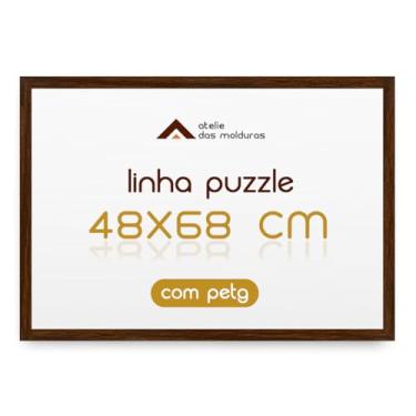Imagem de Moldura para Quebra Cabeça Grow Puzzle 1000 Peças 48x68 com Proteção Petg (Marrom)