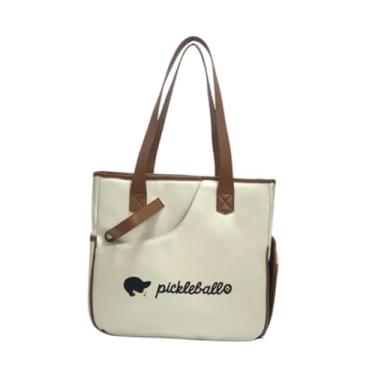 Imagem de UGPLM Bolsa de raquete de pickleball para homens mulheres PU de grande capacidade leve com saco de tênis de mesa profissional de sapatos separado