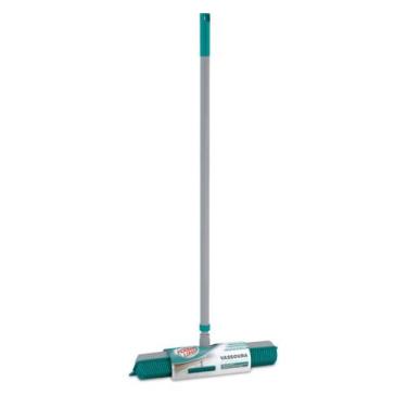 Imagem de Vassoura Emborrachada 2 em 1 Rodo Multiuso de Silicone Tapetes e Carpe