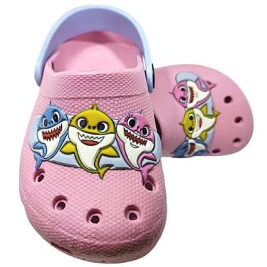 Imagem de Babuche Infantil Menina Croco Baby Sark Leve e Confortável - Dulupé Ca