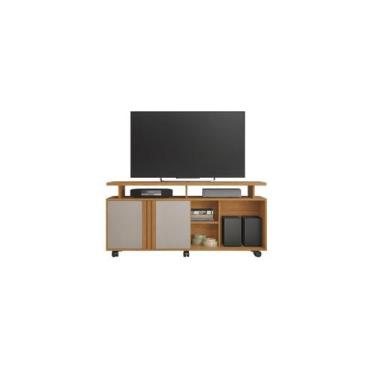 Imagem de Rack para TV até 58 Polegadas Humor JCM Móveis - JCM Movelaria, Cinamo