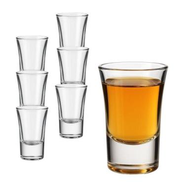 Imagem de Kit 24 Copos para Dose/Shot Vidro Tequila 40ml Bar Bebidas Festa Parat