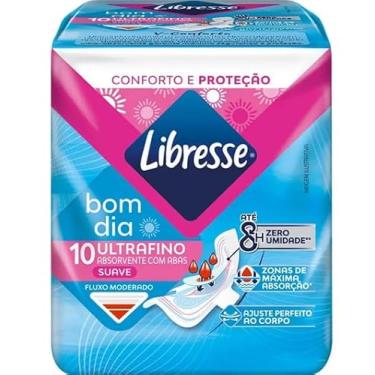 Imagem de Libresse, Absorvente Ultrafino Bom dia 10 unidades